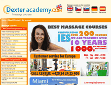 Tablet Screenshot of dexter-academy.com