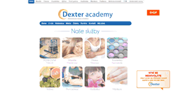 Desktop Screenshot of dexter-academy.cz